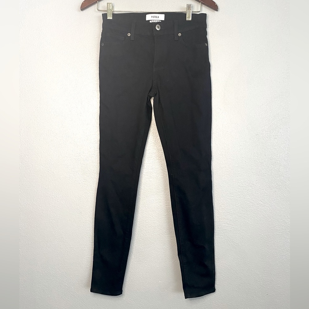 Pistola Black Stretchy Skinny Jeans Size 25/0